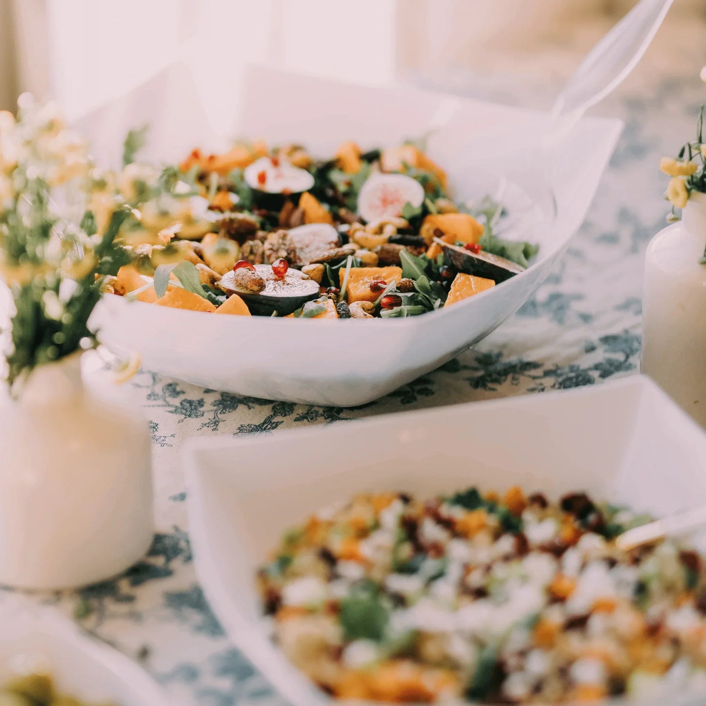 64Oz Convex Bowl - White