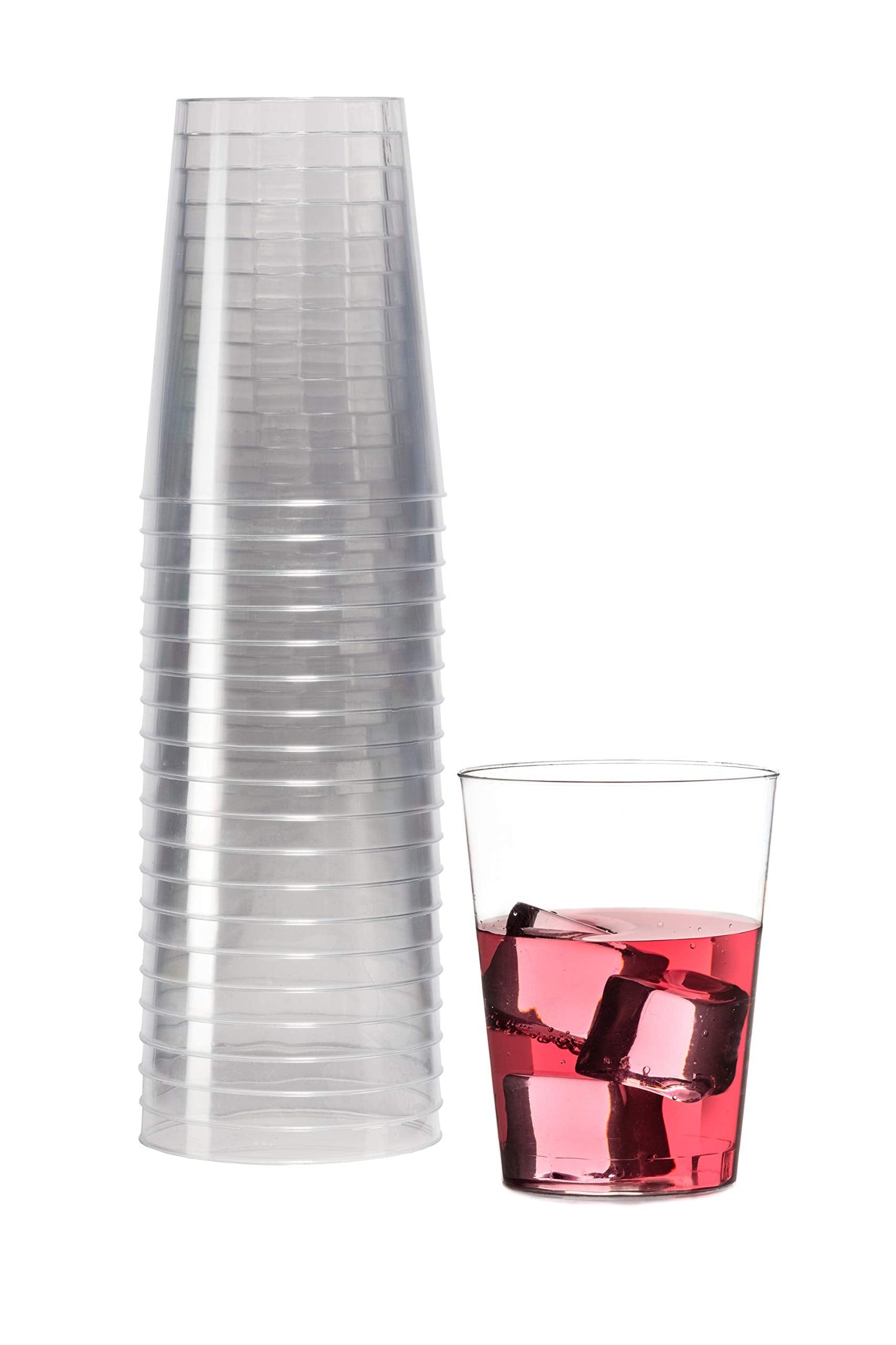 10 Oz. Clear Plastic Tumblers - 20 Ct.