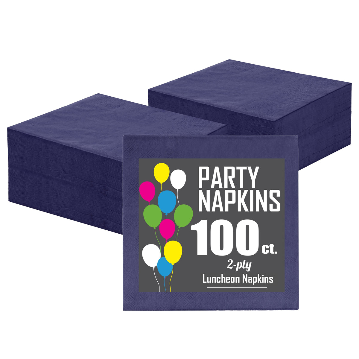 Dark Purple Luncheon Napkins -100 Ct..