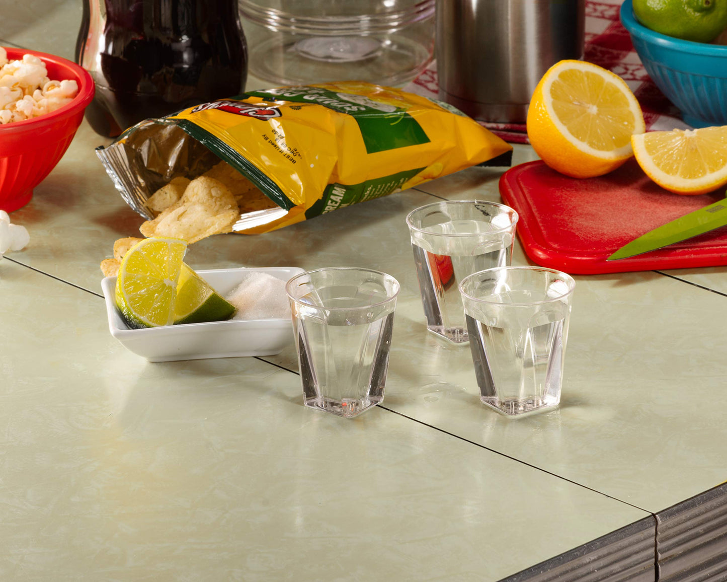 2 Oz. Square Bottom Shot Glass - 20 Ct.