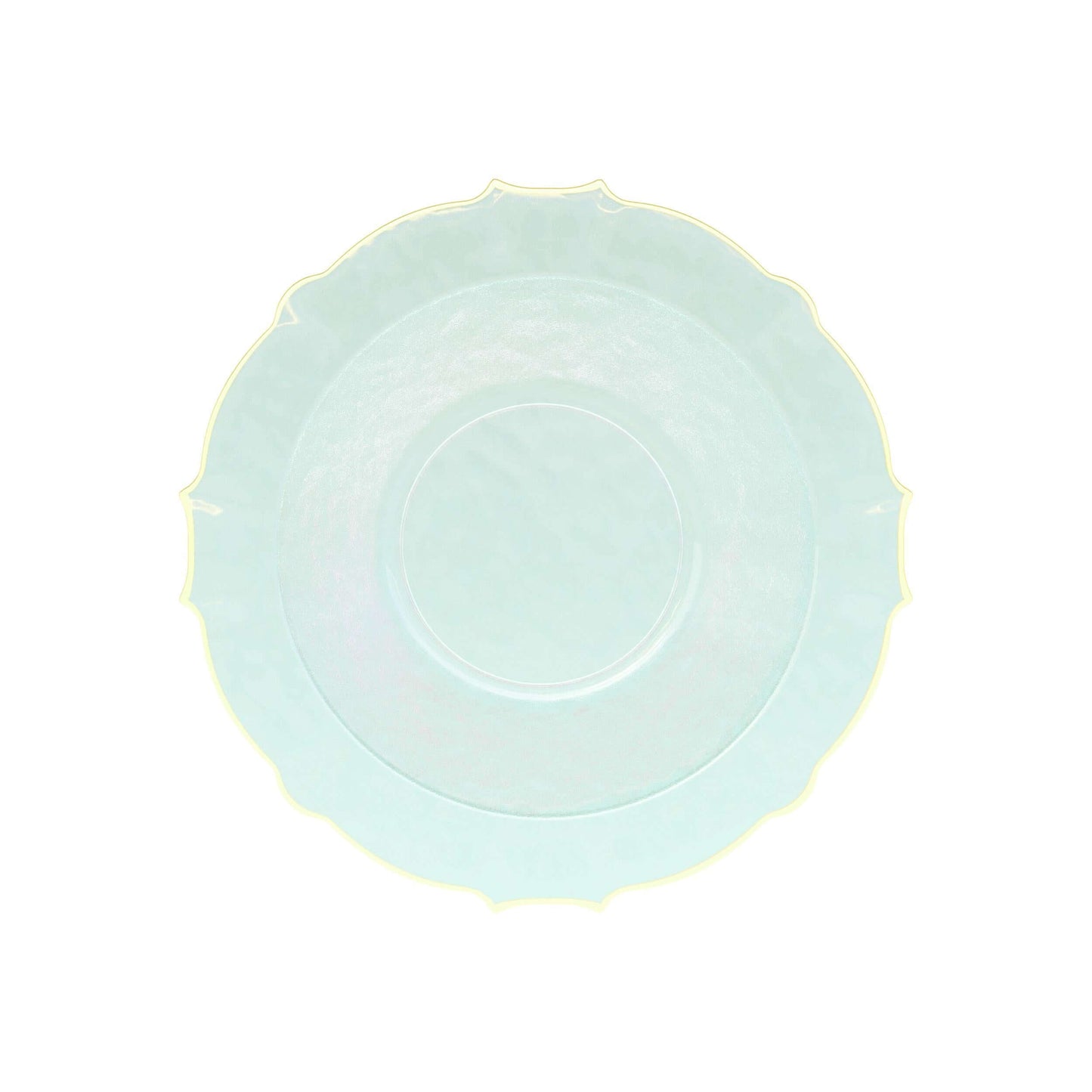 12 Oz. Mint/Gold Petal Bowls 20 Ct.