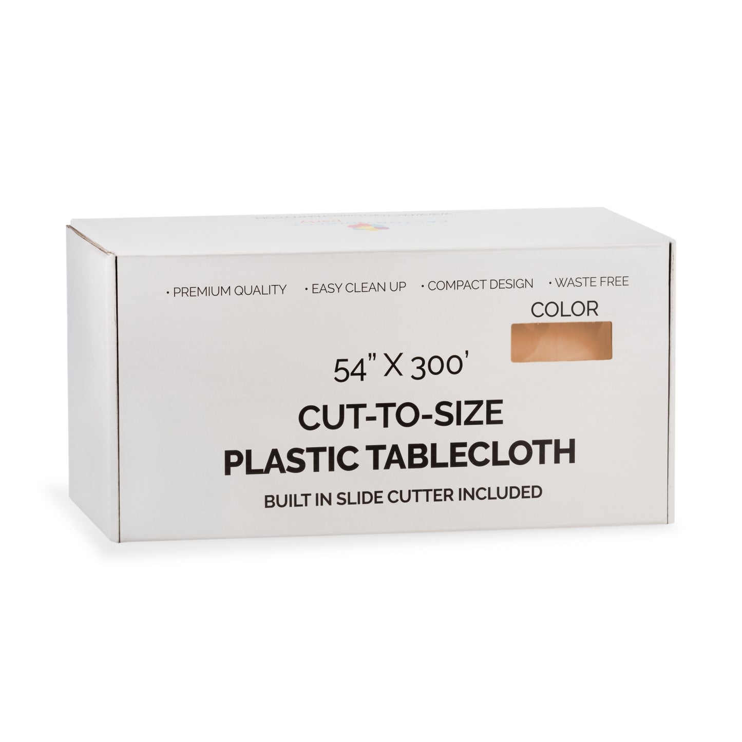 54" X 300' Select A Size Table Cover - Peach