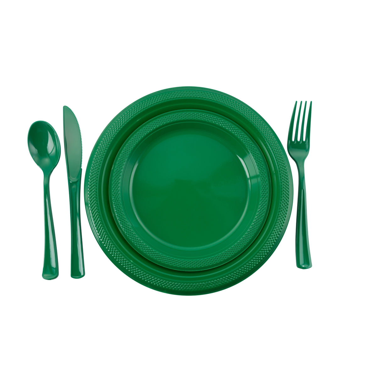 Emerald Green Cutlery Combo Pack - 24 Ct.