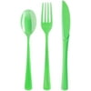 Lime Green Cutlery Combo Pack - 24 Ct.