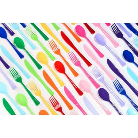 Lime Green Cutlery Combo Pack - 24 Ct.