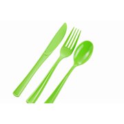 Lime Green Cutlery Combo Pack - 24 Ct.