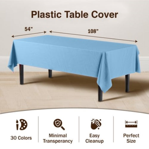 Premium Light Blue Table Cover