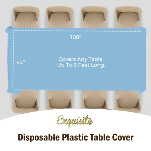 Premium Light Blue Table Cover