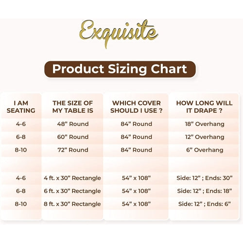 Premium Orange Table Cover