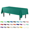 Exquisite Premium Plastic Tablecloth 54in. x 108in. Rectangle Table Cover - Teal