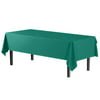 Exquisite Premium Plastic Tablecloth 54in. x 108in. Rectangle Table Cover - Teal