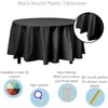 Premium Round Black Table Cover
