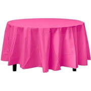Premium Round Cerise Table Cover