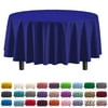 Premium Round Navy Blue Table Cover