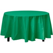 Premium Round Emerald Green Table Cover