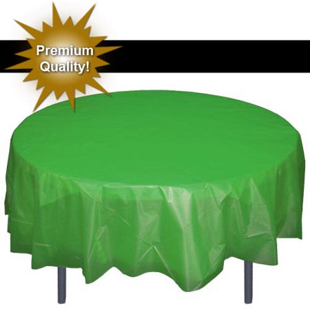 Premium Round Emerald Green Table Cover