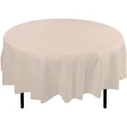 Premium Round Ivory Table Cover