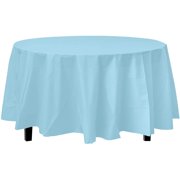 Premium Round Light Blue Table Cover