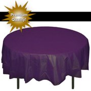 Premium Round Plum Table Cover