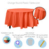 Premium Round Orange Table Cover