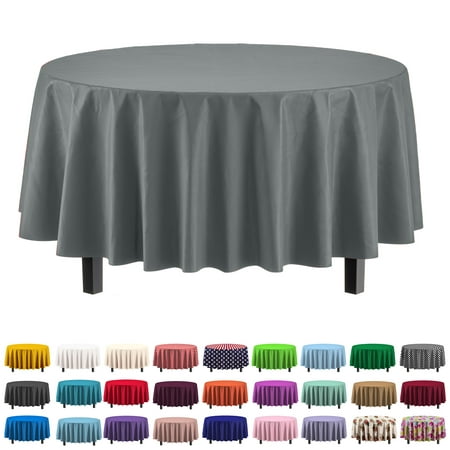 Premium Round Silver Table Cover