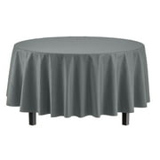 Premium Round Silver Table Cover
