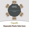 Premium Round Silver Table Cover