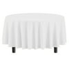 Premium Round White Table Cover