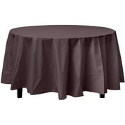 Premium Round Brown Table Cover