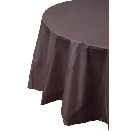 Premium Round Brown Table Cover