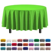Premium Round Lime Green Table Cover