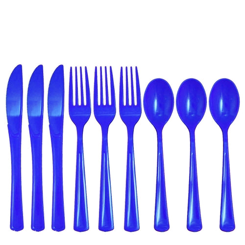 Burgundy Cutlery Combo Pack - 24 Ct.