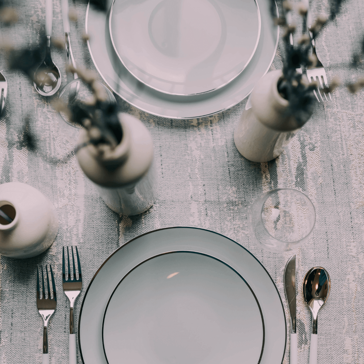 8" Classic Sage Design Plates (10)