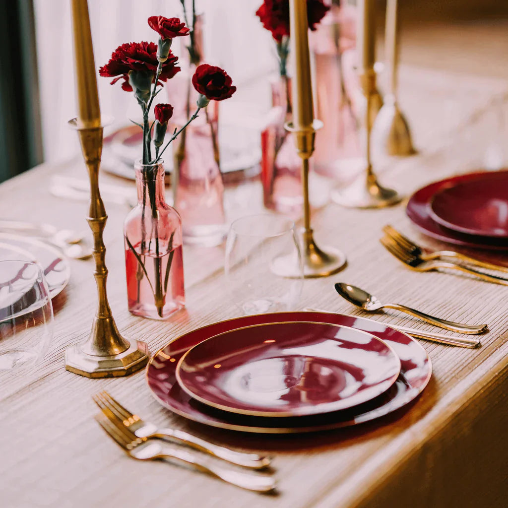 Exquisite Classic Gold Plastic Forks - 20 Ct.