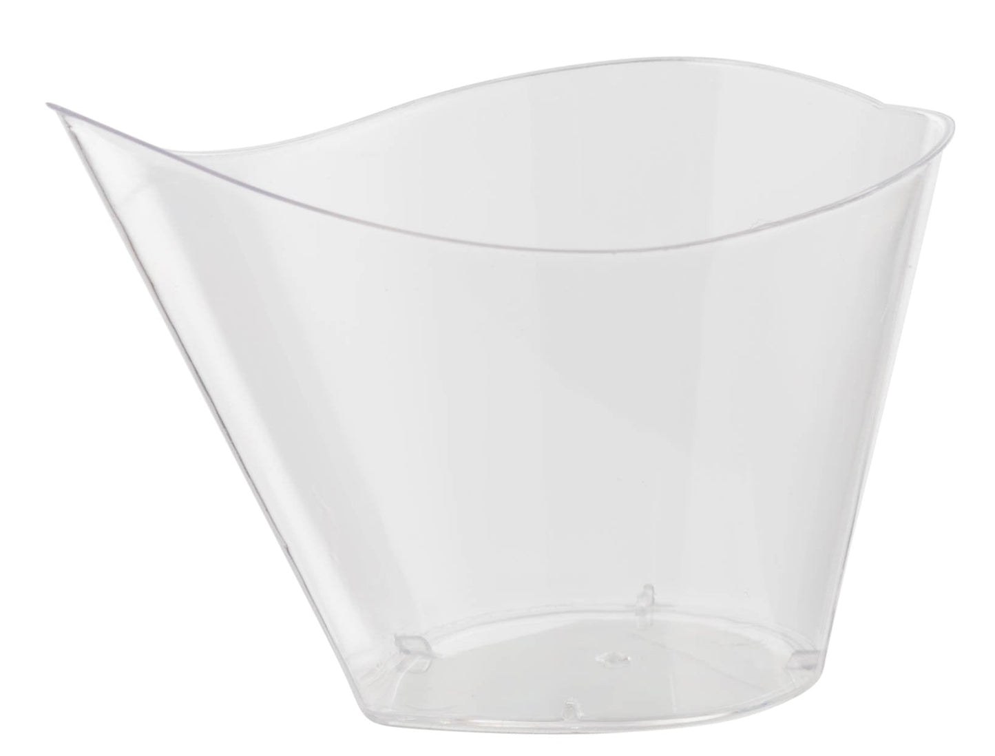 4.35 Oz. Clear Sauce Boat Miniatures - 12 Ct.