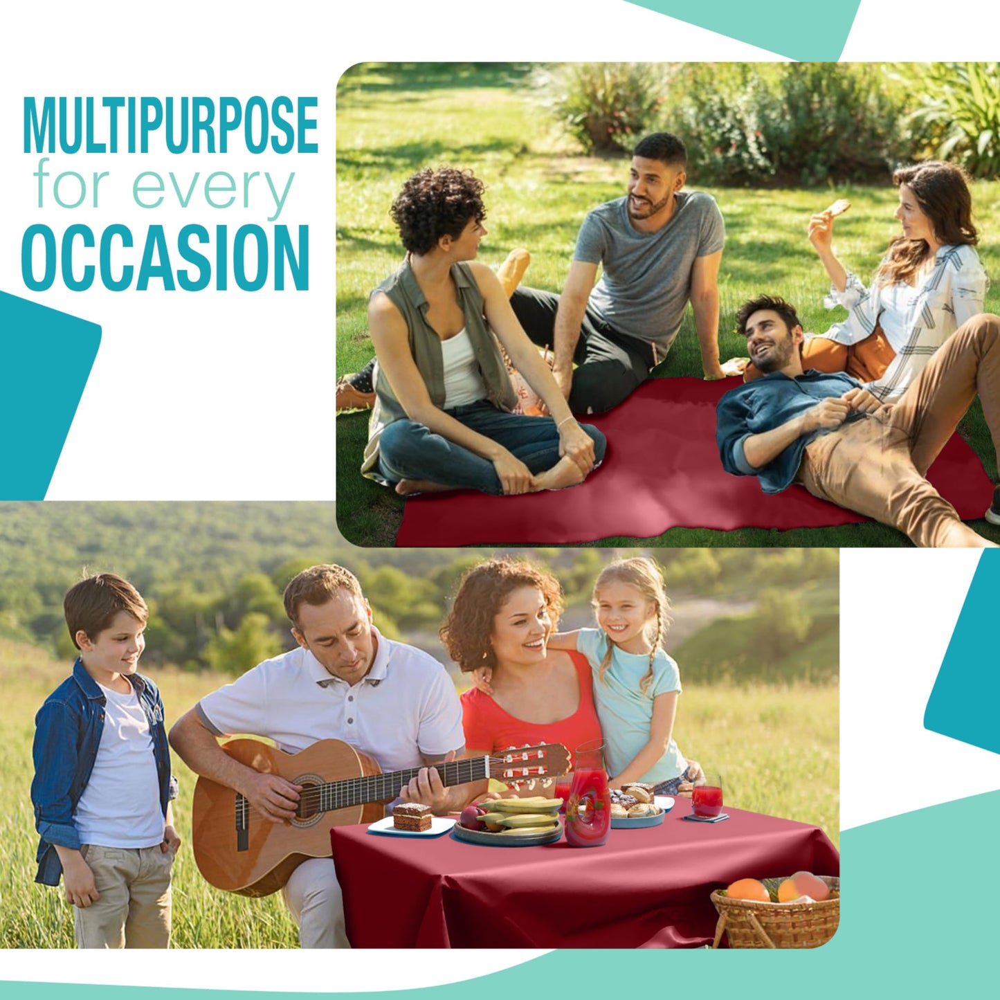 40 In. X 300 Ft. Premium Burgundy Table Roll