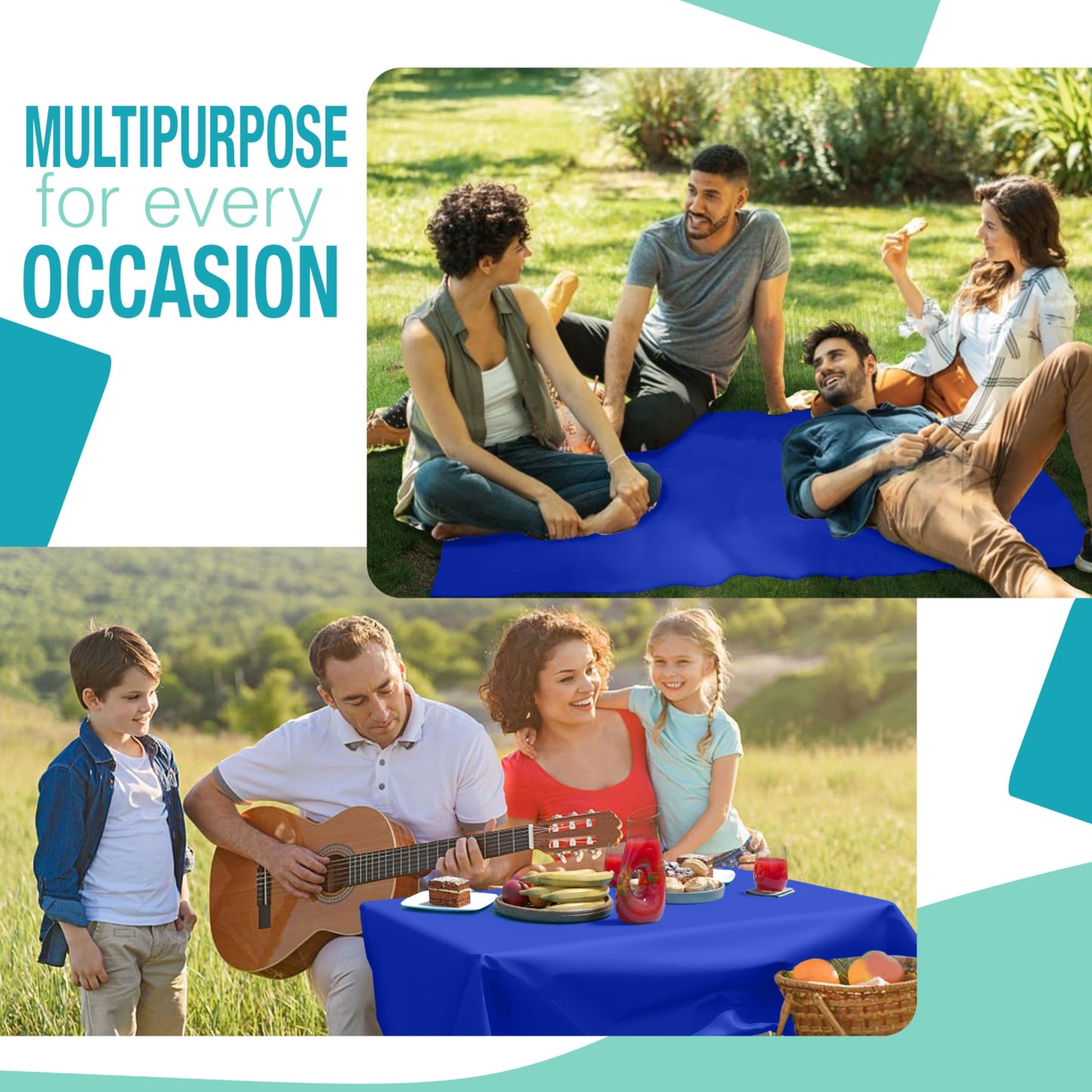 40 In. X 300 Ft. Premium Dark Blue Table Roll