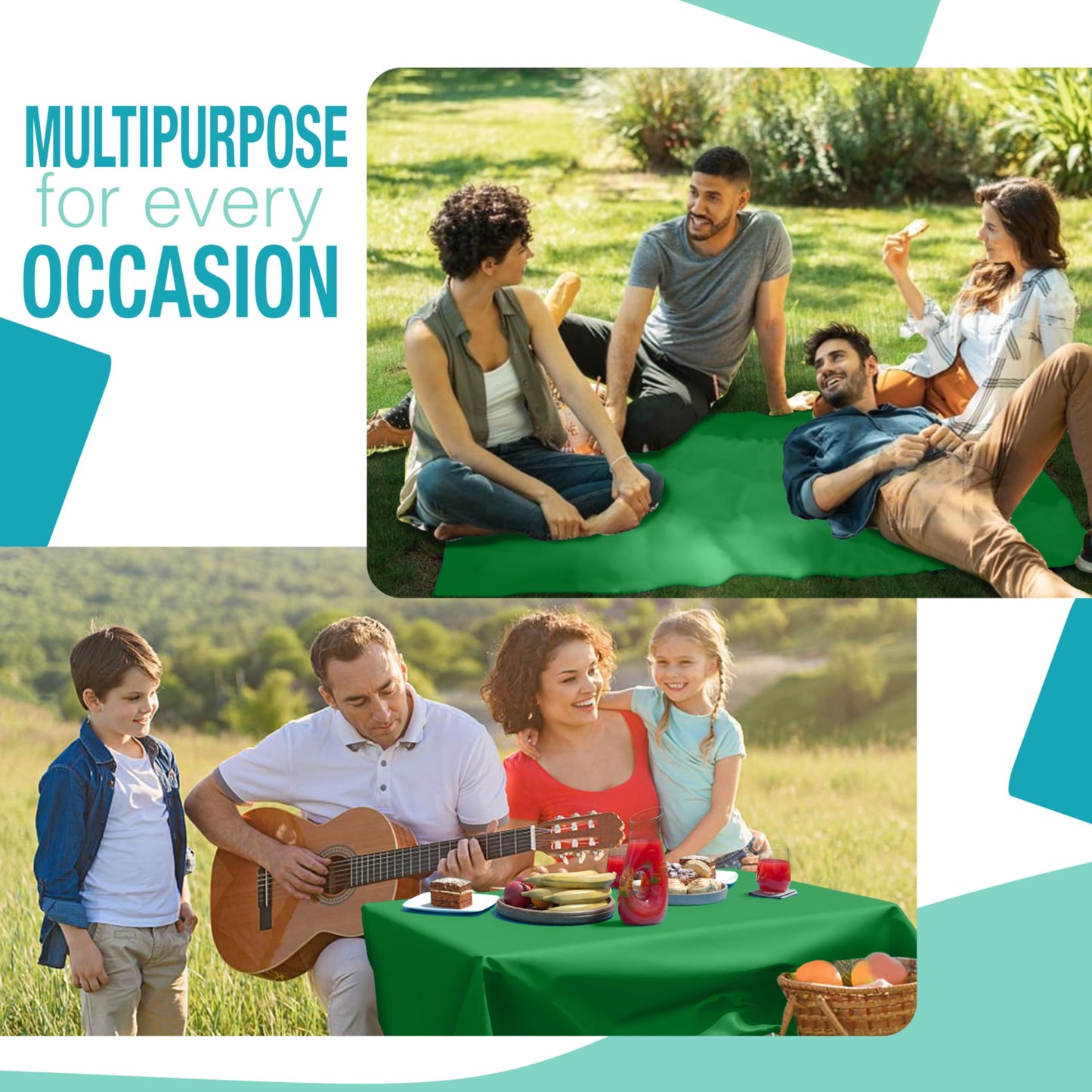 40 In. X 300 Ft. Premium Emerald Green Table Roll