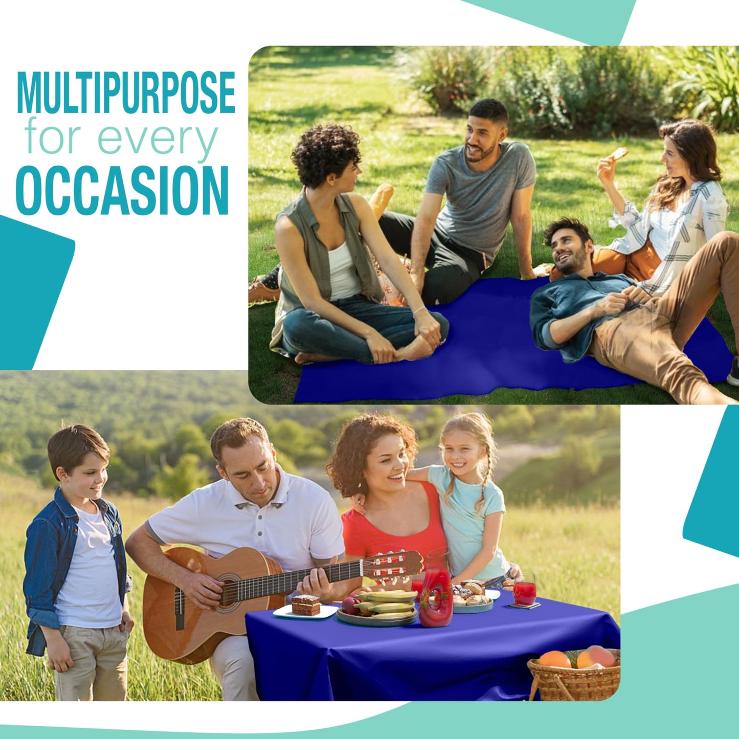 40 In. X 300 Ft. Premium Navy Blue Table Roll