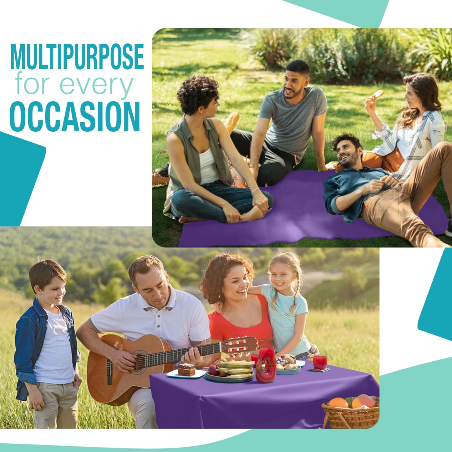 40 In. X 300 Ft. Premium Purple Table Roll