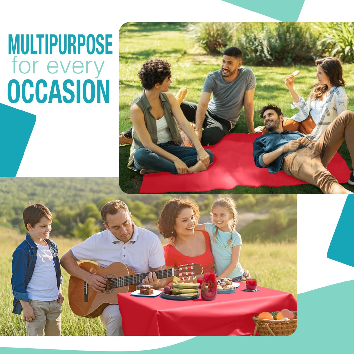 40 In. X 300 Ft. Premium Red Table Roll