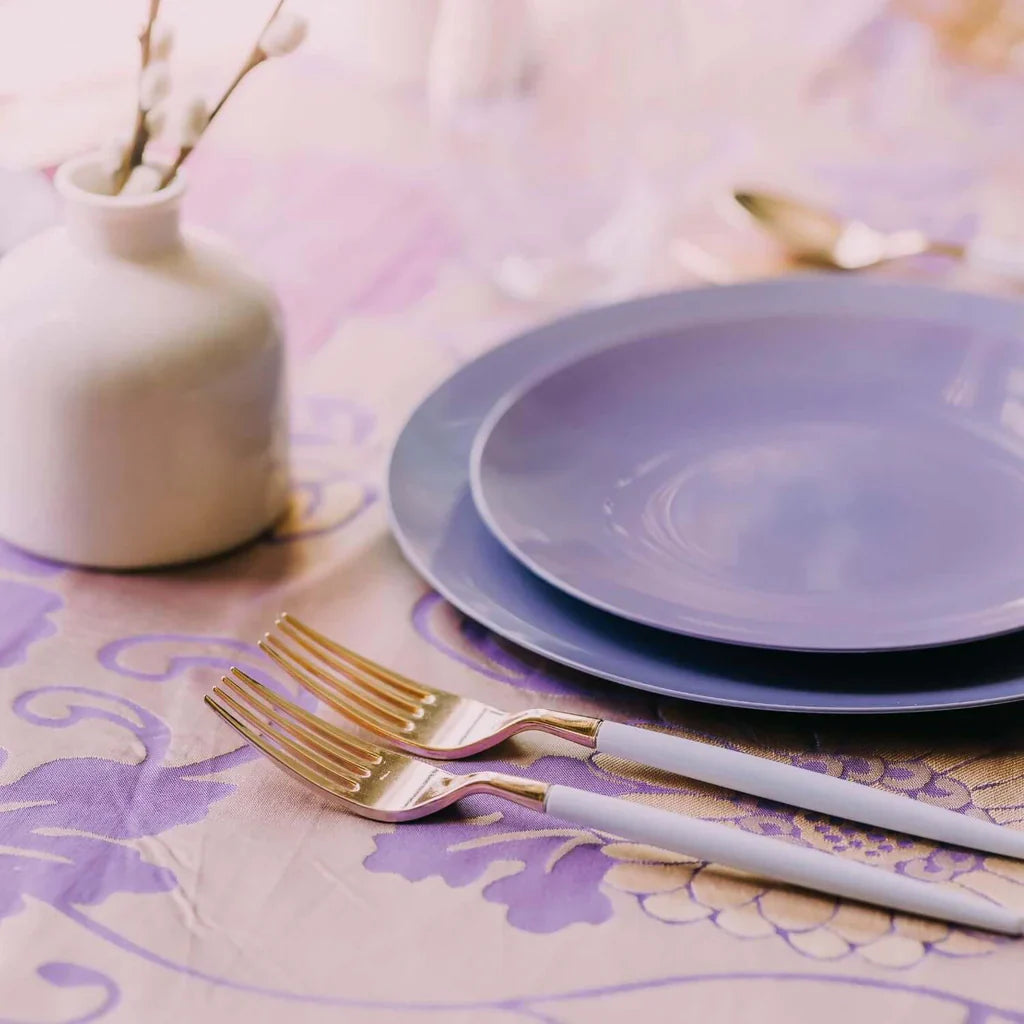 Trendables Forks White/Gold - 20 Ct.