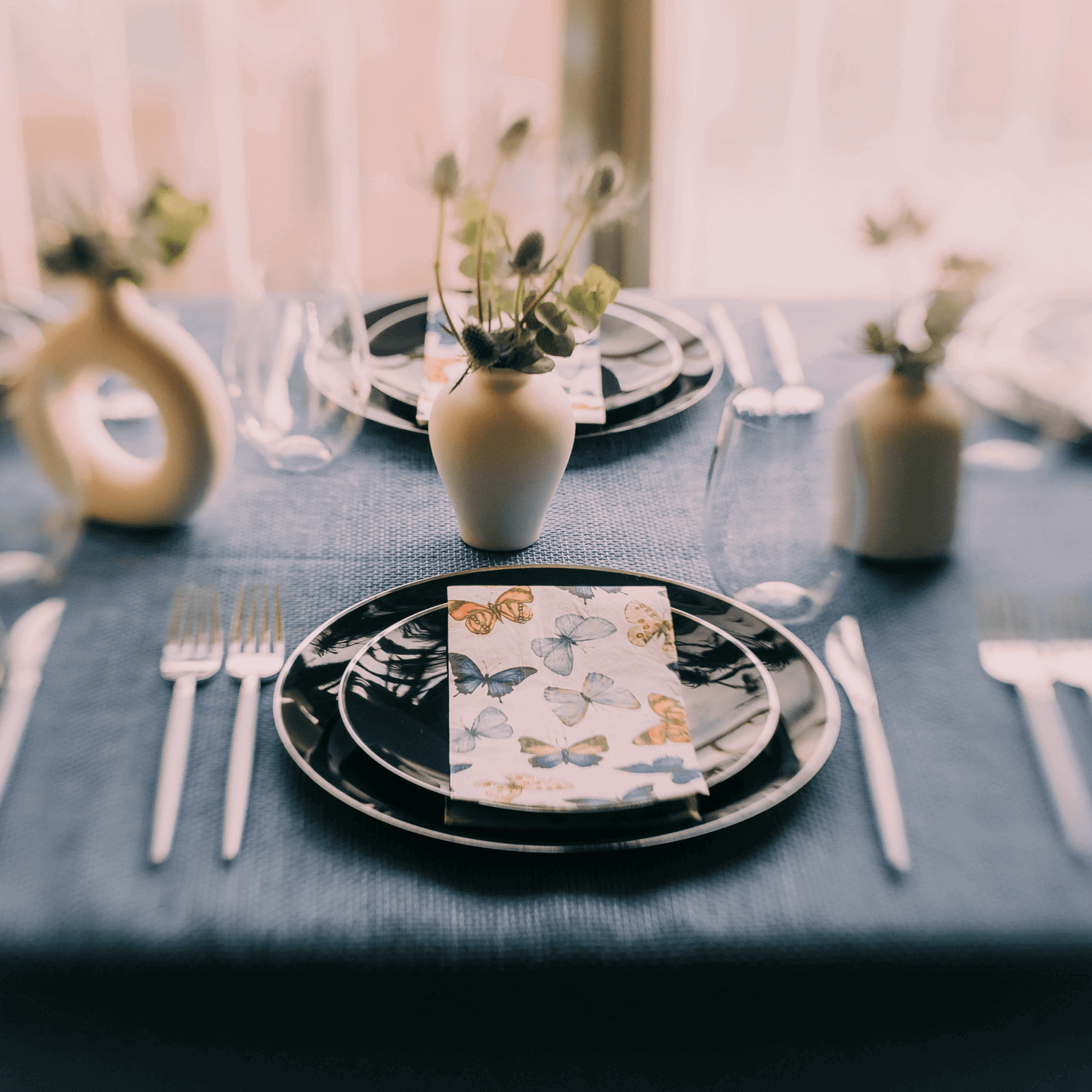 8" Classic Navy Design Plates (10)