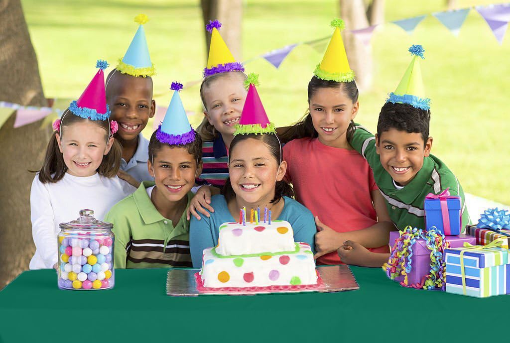 54" X 100' Select A Size Table Cover - Dark Green
