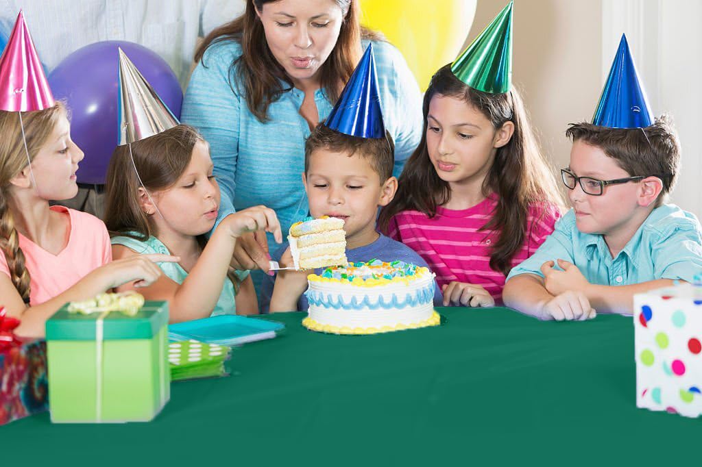 54" X 100' Select A Size Table Cover - Dark Green