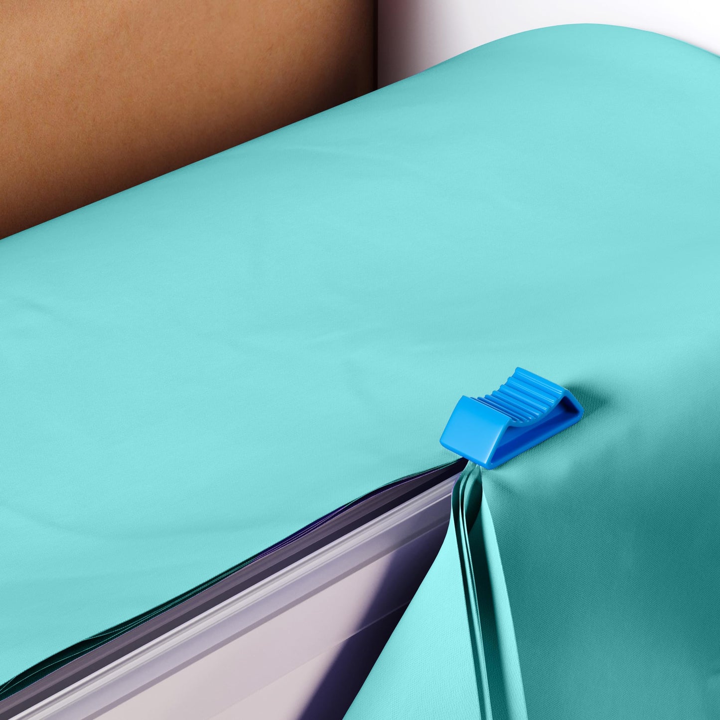 54" X 100' Select A Size Table Cover - Aqua