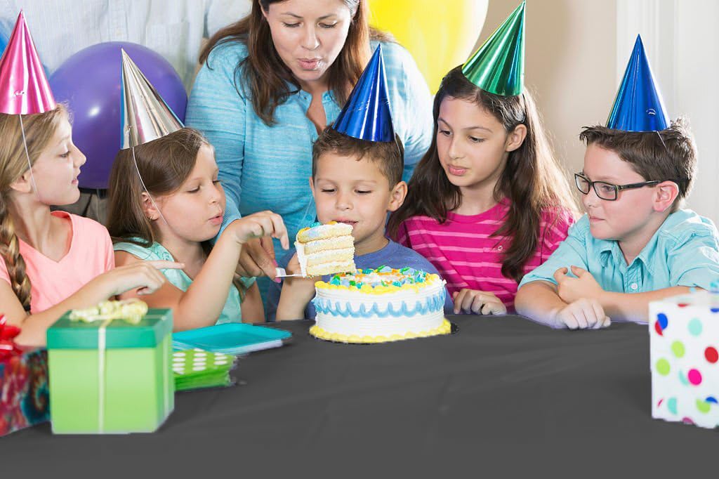 54" X 100' Select A Size Table Cover - Black