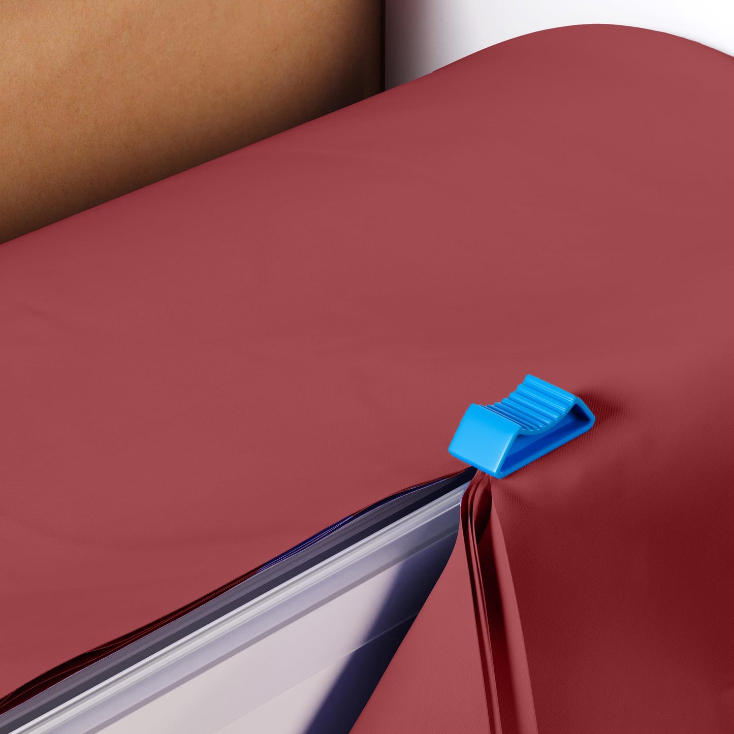 54" X 100' Select A Size Table Cover - Burgundy