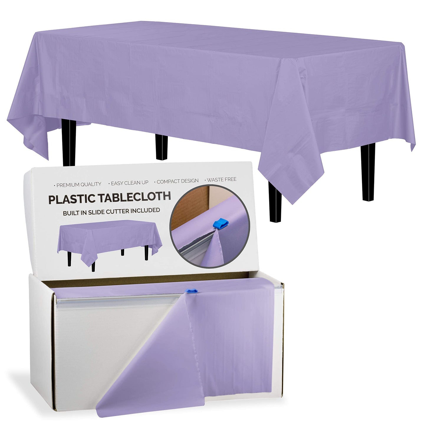 54" X 100' Select A Size Table Cover - Lavender
