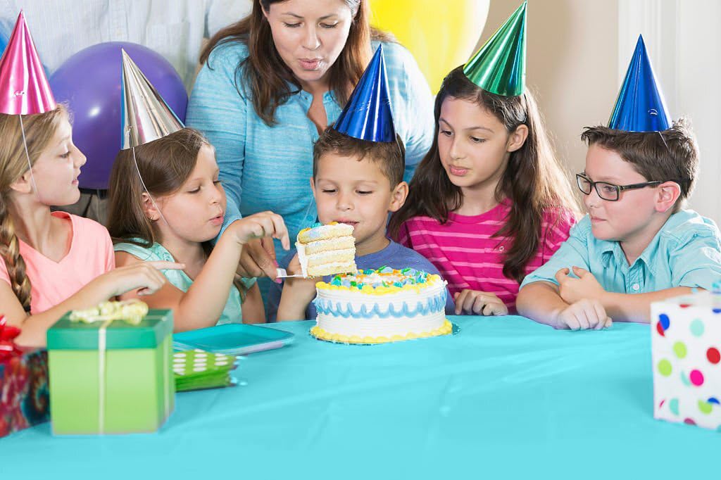 54" X 300' Select A Size Table Cover - Light Blue